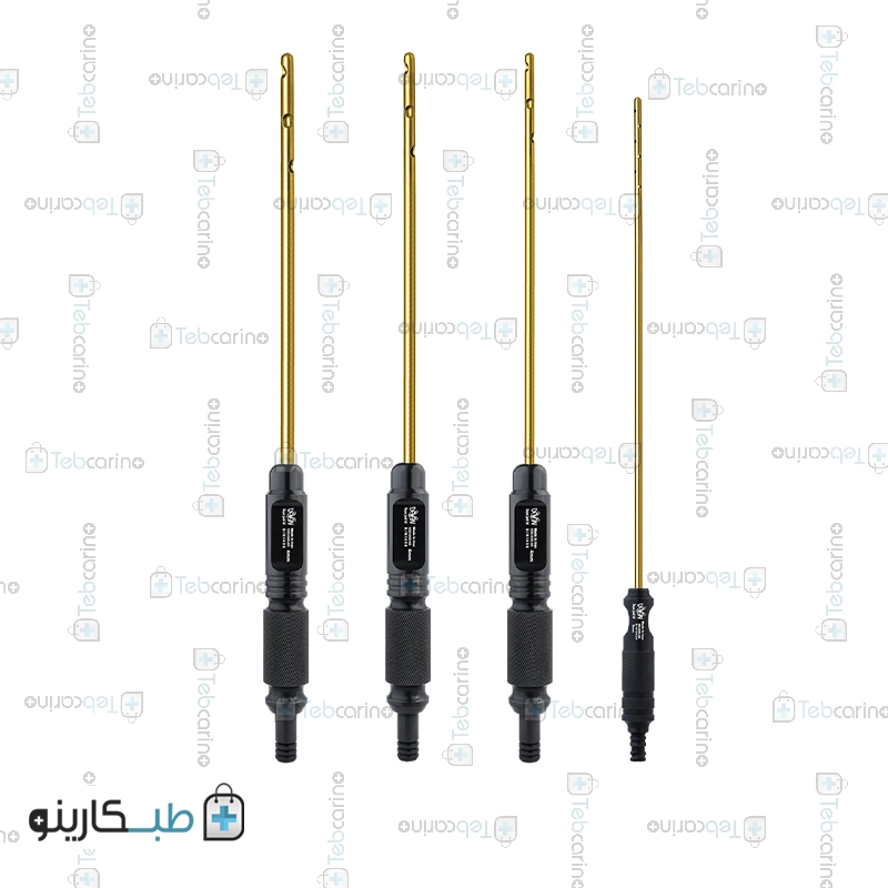 LIPO SET 4 STEEL2 ست کانولای لیپوساکشن 4 تکه