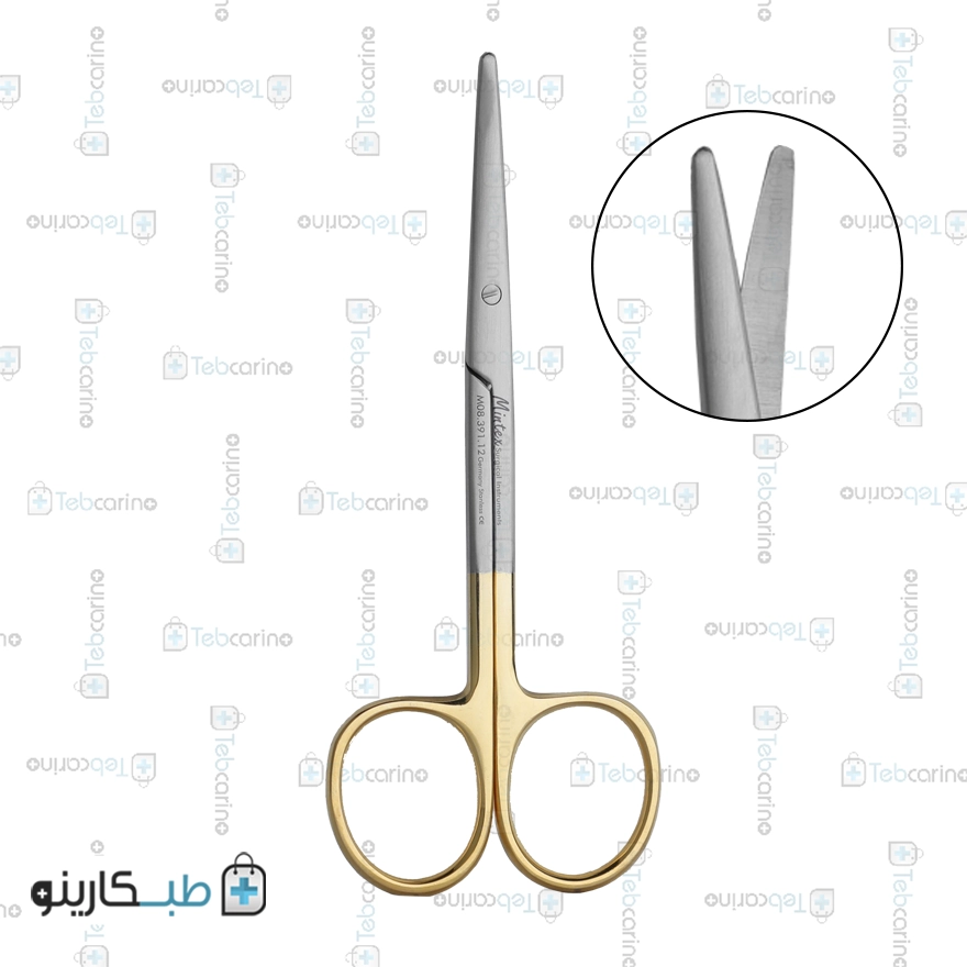 قیچی متس کرو طلایی 11.5سانت MINTEX 1 قیچی متس کرو طلایی 11.5 سانت Mintex