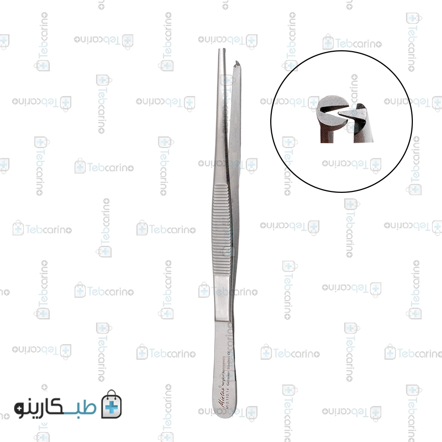 پنست بادندانه 1:2 Mintex 16cm خرید و قیمت پنست با از طبکارینو